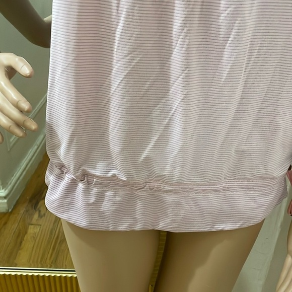 Lululemon women’s tank top size 6 pink built in bra Removeable paddin cinch - Picture 3 of 14